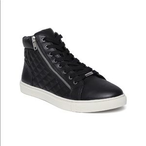 Black Steve Madden Decaf High Top Sneaker